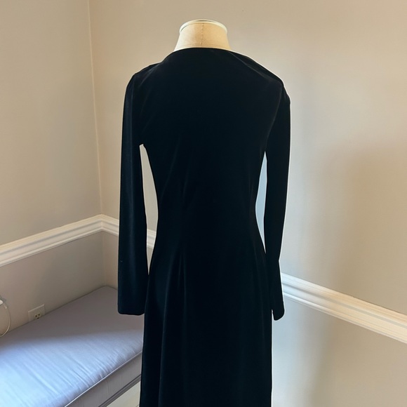 Vintage Velvet V-Neck Mini Dress - Picture 7 of 7